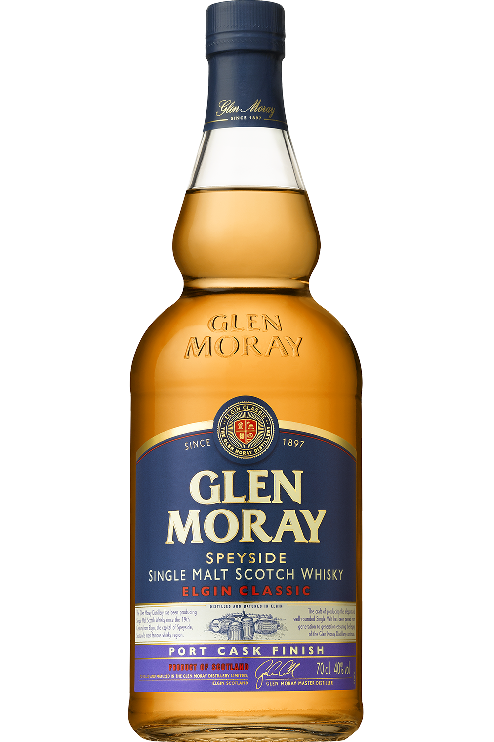 Glen Moray Classic Port Cask Finish 40°