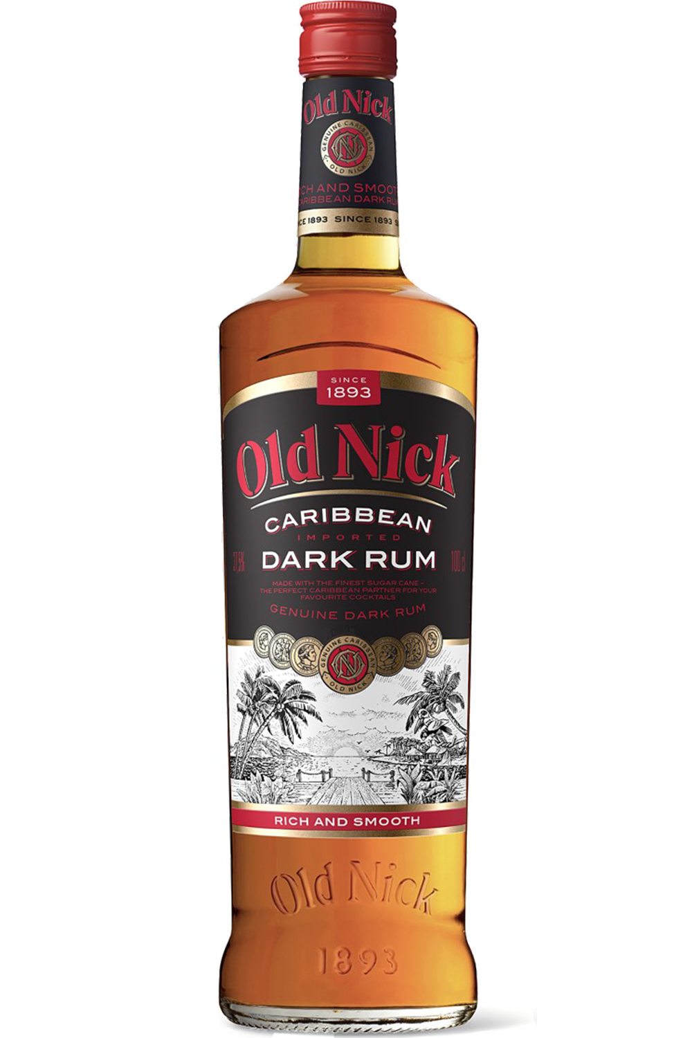 Old Nick Caribbean Dark Rum 37,5°
