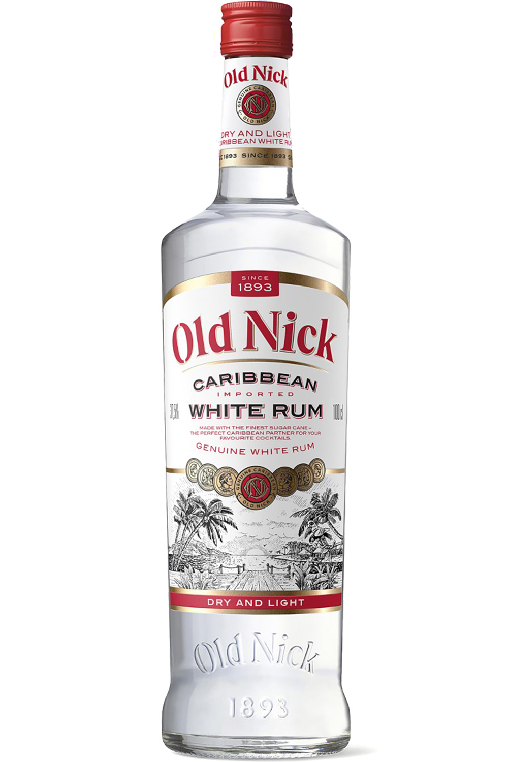 Old Nick Caribbean White Rum 37,5°